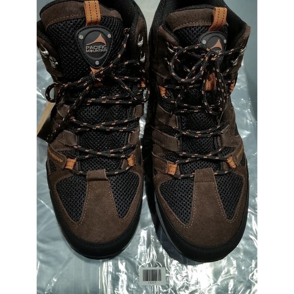 Pacific Mountain Men's Hiking Boots Chocolate 10.5